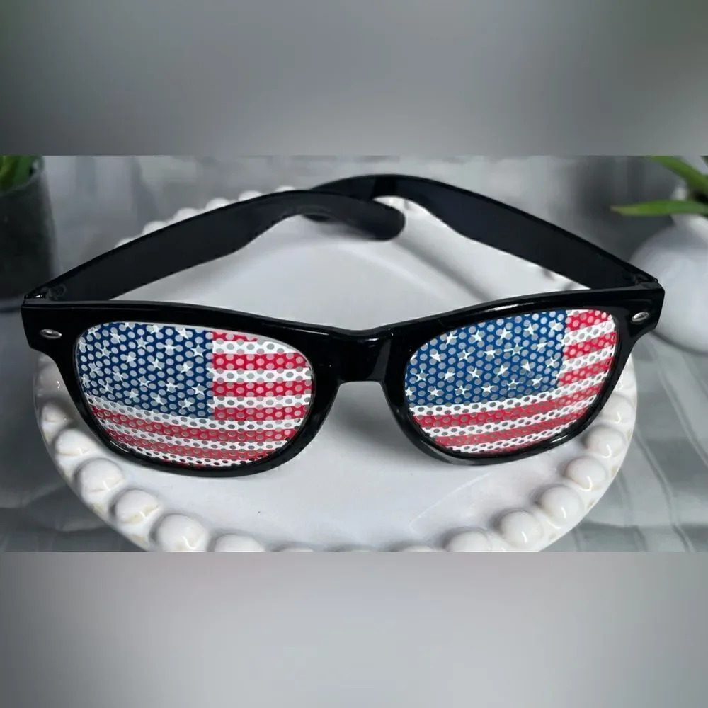🔥❤️🔥 2 Pair Patriotic Sunglasses Bundle USA Novelty American Theme NWOT